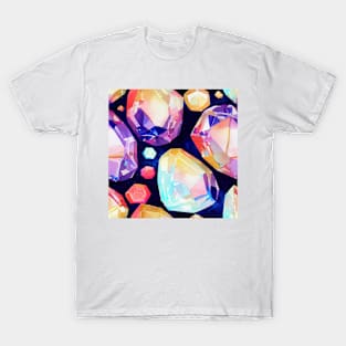 Watercolor diamond pattern T-Shirt